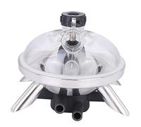 ANKROYU Garra de ordeño profesional 240cc Base de acero inoxidable PC Herramienta de colector de leche duradera con válvula ajustable para accesorios de máquina de ordeño de oveja