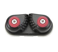 ANKROYU Grapa de almeja de Cuerda de Barco de aleación de Aluminio con Entrada de Cable Acampanada Grapa de Leva de liberación rápida Abrazadera de Cuerda Marina para navegar Kayak