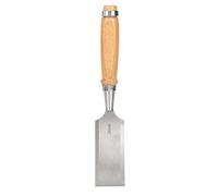 ANKROYU Herramientas De Carpintería De Cincel Plano, Acero Cr-V, Tratado A Baja Temperatura, Hrc 62, Mango De Madera Ergonómico, Aro De Acero Inoxidable (38 Mm)
