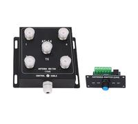 ANKROYU Interruptor de Antena Remoto coaxial de 4 vías de Alta Potencia 500 W Pep 1,8 MHz 60 MHz Rango de frecuencia para entusiastas de la radioafición Construcción de aleación de
