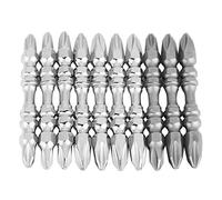 ANKROYU Juego de 10 puntas de destornillador PH2 de doble cabeza con fuerte magnetismo para mecánicos profesionales y entusiastas del bricolaje Acero S2 duradero Tamaños de 4,5 mm,