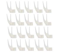 ANKROYU Juego de 20 Tenedores de plástico para Frutas y pájaros, Ligeros y duraderos, Herramientas de alimentación para Loros, práctico Soporte para Alimentos para Mascotas, pájaro