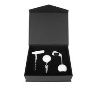 ANKROYU Juego de abridor de Vino de aleación de Zinc de Primera Calidad con abridor y tapón de Cerveza ergonómico para Club Compacto portátil para de Viaje en casa o Bar