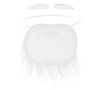 ANKROYU Juego De Barba De Papá Noel, Divertida Barba Falsa, Divertida, Blanca, Falsa, Papá Noel, Papá Noel, Barba Falsa Blanca, Fiesta De Navidad, Barba Falsa, Fiesta De Navidad, Accesorios Para Barb
