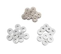 ANKROYU Juego de bobinas para máquina de coser Lockstitch, metal industrial 55623A, alúmina ranurada 270010, hierro con orificio 40264A, aluminio, 30 piezas para máquinas de coser
