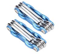 ANKROYU Juego de destornilladores plegables 6 en 1, mango ergonómico, herramienta de destornillador plegable flexible de acero con alto contenido de carbono para reparación y monta