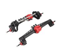 ANKROYU Juego de ejes pórtico delantero y trasero de aleación de aluminio CNC para coche RC Crawler 1/10 SCX10 III, eje de transmisión de velocidad constante de alta resistencia, d