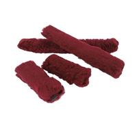 ANKROYU Juego de Fundas para Cabestro de Caballo, 4 Piezas, Felpa Suave, Transpirable, Corona Protectora, Banda para la Nariz, Fundas para mejillas con Gancho para Entrenar, Montar