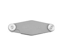 ANKROYU Juego de medidores de paso de rosca profesional Herramienta de medición de tornillos Whitworth Construcción de acero al carbono de alta precisión Diseño duradero antioxidan (Plantilla de hilo