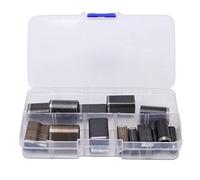 ANKROYU Juego de perforadoras de cuero de 18 piezas, herramienta de artesanía de cuero DIY de acero de alto carbono de múltiples formas para funda de teléfono, funda para cinturón,