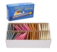 ANKROYU Juego de tiza de sastre profesional, 48 piezas, marcadores de tela coloridos, tiza de costura que se desvanece automáticamente para acolchar, sastrería, confección y manual