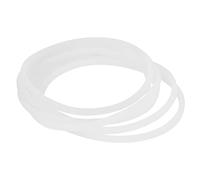 ANKROYU Juntas de repuesto Anillo de sello de goma Flexible Anillo tórico de sellado de alto rendimiento para mezclador Nutri Blender Juicer Blanco 3.31 pulgadas 6 piezas (6 uds.)