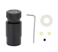 ANKROYU Kit de adaptador de tanque de CO2 premium TR21 4 hilos Alto rendimiento Diseño sin fugas para recarga de máquinas de refrescos Aleación de aluminio negro 1 Juego completo d
