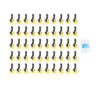 ANKROYU Kit de de nivelación de azulejos profesional, 50 piezas, herramientas de instalación de azulejos de pared de piso reutilizables de alta eficiencia con tecnología de locali