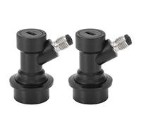ANKROYU Kit de desconexión de la pelota Kit Premium 1/4mfl Conectores líquidos para cerveza casera de cerveza de soda de soda de plástico negro acero inoxidable 2pcs 2.8x5.5cm