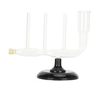 ANKROYU Kit de experimentos de física con Conector de Tubo de Vidrio Duradero para Ayuda didáctica de demostración de dinámica de fluidos con Soporte de Enchufe para Laboratorios d