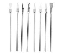 ANKROYU Kit de herramientas de reparación de teléfonos profesionales Juego de herramientas de palanca de metal 8 en 1 con spudger de acero inoxidable para extracción y desmontaje d (Cabezal único