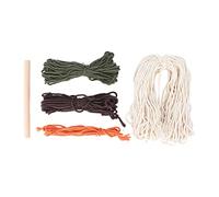 ANKROYU Kit de macramé Juego de material de tejido de bricolaje para entusiastas de las manualidades Patrón Kits de manualidades para adultos Relajantes y pacíficos Hilo de algodón