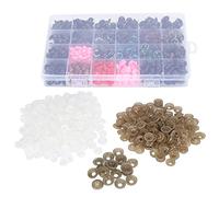 ANKROYU Kit de ojos y narices para muñecas, 460 piezas de plástico de varios tamaños, suministros para manualidades DIY para osos de peluche, juguetes de peluche, animales de peluc