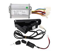 ANKROYU Kit de pedal del pie del control del motor cepillado, conversión de bicicleta eléctrica, alojamiento de aleación de aluminio con disipación de calor mejorada, ajuste para l