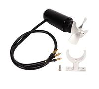 ANKROYU Kit de propulsor submarino completamente cerrado 7KG de empuje sin escobillas Power Kayak ROV Hydrofoil 25,2 V aleación de aluminio negro 160mm (CW)