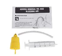 ANKROYU Kit de purga de frenos de disco de bicicleta hidráulica profesional Juego de herramientas de reparación de aceite mineral premium para ciclistas de mantenimiento de bicicle