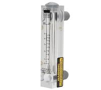 ANKROYU LZM15 Medidor de flujo de líquido de 05 a 5 GPM Tipo de montaje en panel con cuerpo acrílico y flotador de acero inoxidable para medición de flujo de agua en uso industrial