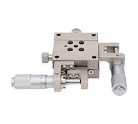 ANKROYU Manual de mesa deslizante de la etapa lineal XY Axis Plataforma de acero inoxidable Herramienta de ingeniería de precisión de alta precisión para dispositivos de medición d