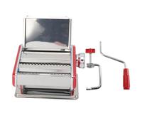 ANKROYU Máquina profesional para hacer pasta de acero inoxidable, rodillo manual para fideos, ajustes de espesor ajustables para pasta casera, envoltorios de bola de masa, cocina f