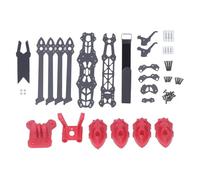 ANKROYU Marco de Drones de Carreras de Fibra de Carbono 295 mm H Structure Quadrotoror FPV Frame de Drones con Accesorio de Brazo de 5 mm para Drones de Carreras FPV fácil de Insta (Petirrojo)