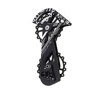 ANKROYU Meroca Road Bike trasero trasero Guía de la guía de aluminio Aleación de aluminio 16T Polea Guía Rueda con cojinetes de cerámica para la serie 6800 Ultegra Dura Ace Compone (Serie 6800 Negro)