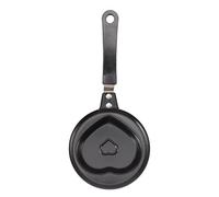 ANKROYU Mini Nonstick Egg Frying Pan Stainless Iron Innovative Korean Breakfast Pot DIY Mini Omelette Pan Mold for Kids College Students Quick Easy Cooking (En forma de corazón)