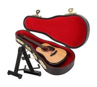 ANKROYU Modelo de Guitarra de Madera en Miniatura, Mini Modelo de Instrumento Musical de Guitarra clásica con Soporte, Mini Instrumento Musical de Guitarra eléctrica para Amigos