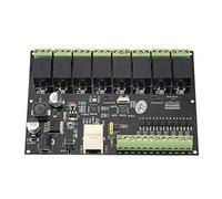 ANKROYU Módulo controlador de interruptor de relé IP Ethernet de 8 canales con salida de 10 A para control industrial de automatización del hogar inteligente y acceso remoto