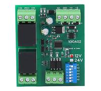 ANKROYU Módulo de canal de relé de 2 canales, controlador de interruptor de tablero de Control, accesorio de de hogar inteligente de automatización de equipos industriales DC 12V
