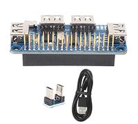 ANKROYU Módulo de Placa de expansión USB Divisor de concentrador de 4 Puertos con Interfaz Intercambiable para Zero Zero W 3B+ 3B Material de PCB Duradero de Alta Velocidad Incluye