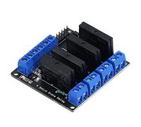 ANKROYU Módulo de relé de estado sólido Control de SSR de 4 canales CA 3 24 V de alto nivel con vida útil de 10 millones de operaciones para electrodomésticos de automatización in