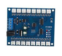 ANKROYU Módulo sensor de temperatura de 16 canales, placa de medición de 20 ℃ a +125 ℃ para termistor B3950 en sistemas de automatización industrial. (10K)