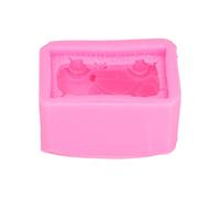 ANKROYU Molde de silicona con forma tridimensional de coche, jabón hecho a mano, molde para pastel de fondant de chocolate, flexible, antiadherente, decoraciones para hornear DIY p