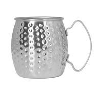 ANKROYU Moscú mula taza de acero inoxidable 500 ml de cóctel de gran capacidad taza a prueba de óxido anti -caída diseño vintage elegante para bares hoteles restaurantes de uso ext (Color de acero