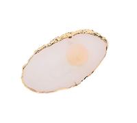 ANKROYU Nail Art Palette, Nail Art Plates Resin Mini Nail Art Gel Polish Color Mixing Plates Tip Display Stand Nail Tools Nail Art Painting Gel Palette Nail Tools(Blanco)