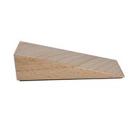 ANKROYU Non Slip Door Stopper Wedge Premium Beech Wood Heavy Duty Noise Reduction Door Stop for Home Office Bedroom Bathroom 1PC 9cm (Luz)