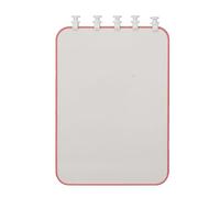 ANKROYU Organizador de bandeja de divisor portátil premium para bolsas de playa Accesorios de viaje de viaje Diseño de ahorro de espacio liviano Material PP Durable Compartimentos (Blanco) (Rosa)