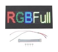 ANKROYU P10 Pantalla LED de desplazamiento a todo color Letrero publicitario para interiores Imágenes vívidas de alto brillo para escaparates Salones Restaurantes 320x160 mm