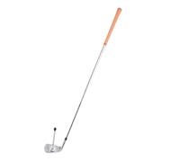 ANKROYU Palo de alineación de Golf Indicador de dirección de astillado de Golf Ayuda de Entrenamiento de Swing de Golf Ajustable con construcción de aleación de Aluminio Duradera para (Negra)