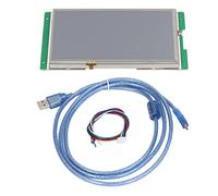 ANKROYU Pantalla TÁCTIL RESISTIVA DE 7 Pulgadas Módulo LCD TFT de Alta resolución con CPU ARM9 Panel HMI Industrial de 4 Cables para Sistemas de automatización PLC Pantalla de 800x