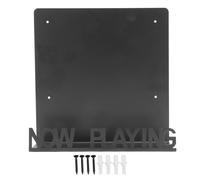 ANKROYU Pantallas de Almacenamiento de Soporte de Registro Estante de Metal Organizador de Montaje en Pared de Hierro Soporte para Discos Decoración del hogar Room Soat Music Studi