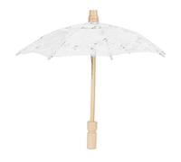 ANKROYU Paraguas de Boda de Encaje Sombrilla Nupcial Vintage Elegante Accesorio Decorativo para Fotos para Fiesta de Bodas Decoración del hogar Despedida de Soltera Traje de cospla (Blanca)