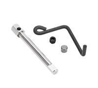 ANKROYU Part de actualización de servicio pesado de hierro para la leva de freno para HSP 94108 94188 1/10 Gas Gas RC RC Plateado Negro 3 piezas Conjunto con tornillos