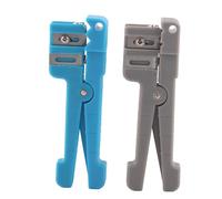 ANKROYU Pelacables de fibra óptica, herramienta profesional para pelar chaquetas de fibra con hoja ajustable para cable coaxial de fibra simple, par trenzado, cable de antena CATV (45-162+45-163)